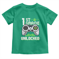 Leveling Up To School Funny Gamer Boys Toddler T Shirt First Day Back to School Gift