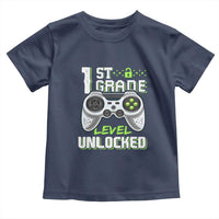 Leveling Up To School Funny Gamer Boys Toddler T Shirt First Day Back to School Gift