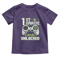 Leveling Up To School Funny Gamer Boys Toddler T Shirt First Day Back to School Gift