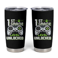 Leveling Up To School Funny Gamer Boys Tumbler Cup First Day Back to School Gift