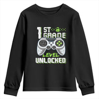 Leveling Up To School Funny Gamer Boys Youth Sweatshirt First Day Back to School Gift