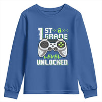 Leveling Up To School Funny Gamer Boys Youth Sweatshirt First Day Back to School Gift