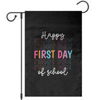 Happy First Day of School Garden Flag Positive Vibe Teacher and Student Gift