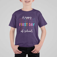 Happy First Day of School T Shirt For Kid Happy Design for Teachers and Students