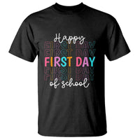 Happy First Day of School T Shirt Happy Design for Teachers and Students - Wonder Print Shop
