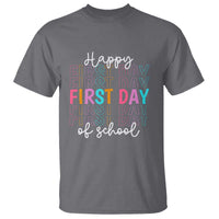 Happy First Day of School T Shirt Happy Design for Teachers and Students - Wonder Print Shop