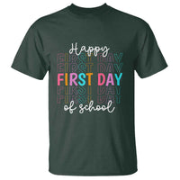 Happy First Day of School T Shirt Happy Design for Teachers and Students - Wonder Print Shop
