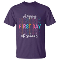 Happy First Day of School T Shirt Happy Design for Teachers and Students - Wonder Print Shop
