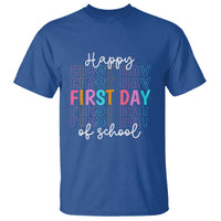 Happy First Day of School T Shirt Happy Design for Teachers and Students - Wonder Print Shop