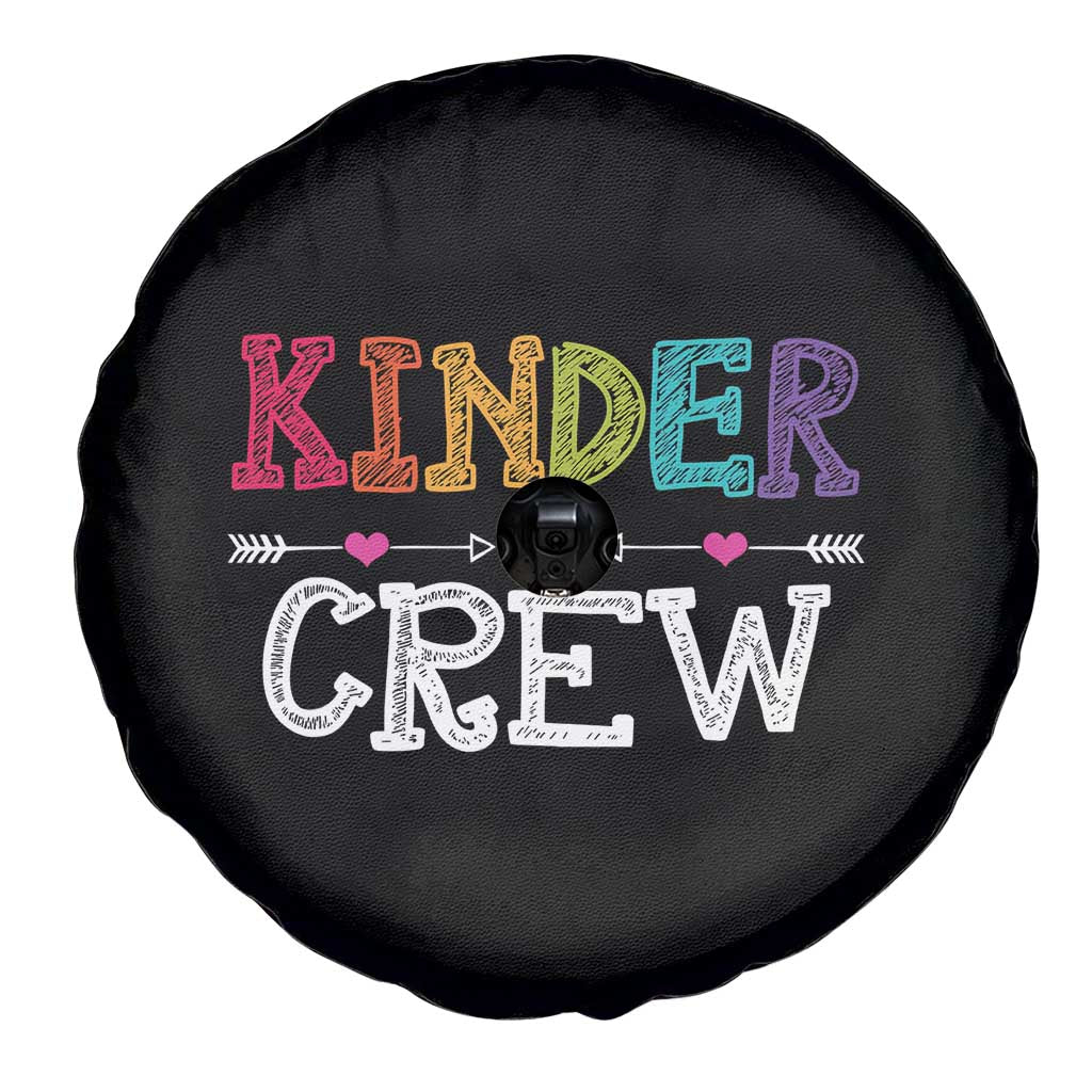 Kinder Crew Funny Kindergarten Spare Tire Cover Teacher and Student Back to School