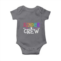 Kinder Crew Funny Kindergarten Baby Onesie Teacher and Student Back to School