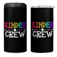 Kinder Crew Funny Kindergarten 4 in 1 Can Cooler Tumbler Teacher and Student Back to School