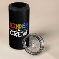 Kinder Crew Funny Kindergarten 4 in 1 Can Cooler Tumbler Teacher and Student Back to School