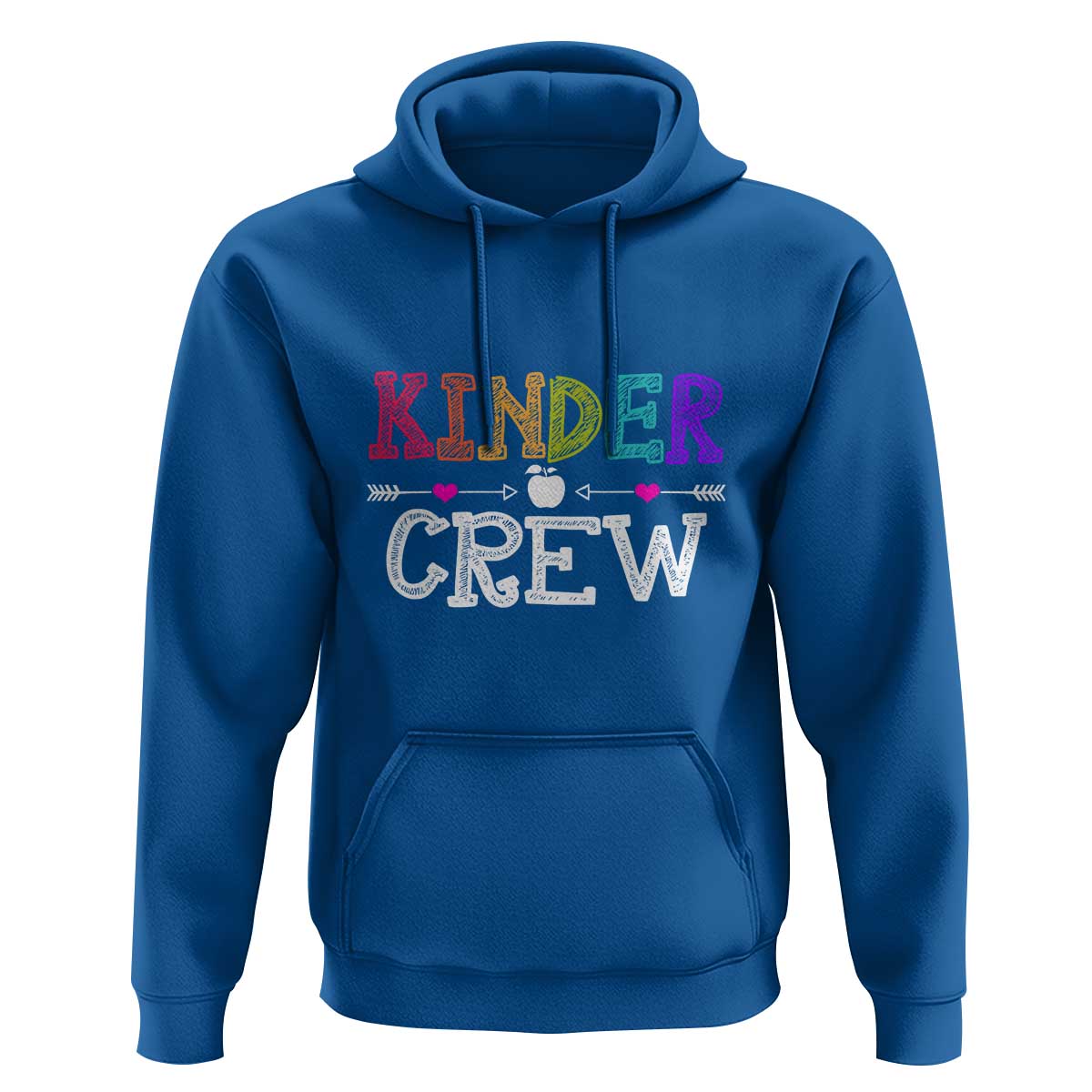 Kinder Crew Hoodie 1st Day of School, Funny Kindergarten Teacher - Wonder Print Shop