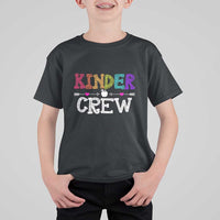 Kinder Crew T Shirt For Kid 1st Day of School, Funny Kindergarten Teacher