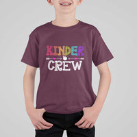 Kinder Crew T Shirt For Kid 1st Day of School, Funny Kindergarten Teacher