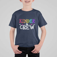 Kinder Crew T Shirt For Kid 1st Day of School, Funny Kindergarten Teacher