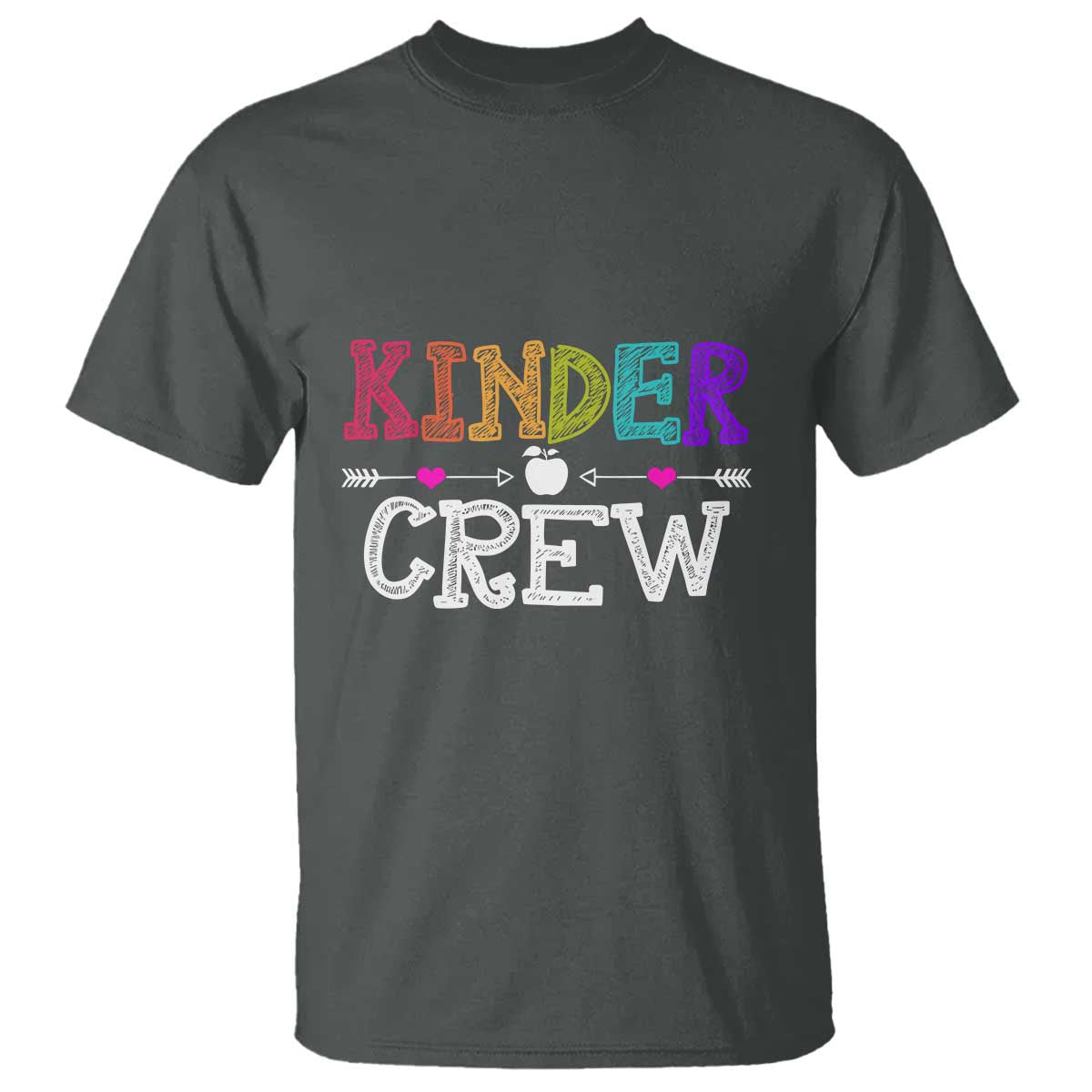 Kinder Crew T Shirt 1st Day of School, Funny Kindergarten Teacher - Wonder Print Shop