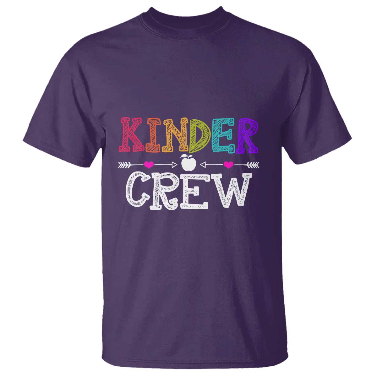 Kinder Crew T Shirt 1st Day of School, Funny Kindergarten Teacher - Wonder Print Shop
