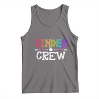 Kinder Crew Funny Kindergarten Tank Top Teacher and Student Back to School