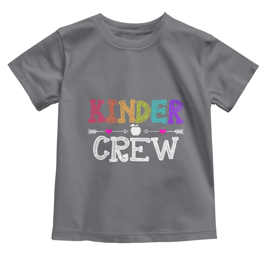 Kinder Crew Funny Kindergarten Toddler T Shirt Teacher and Student Back to School