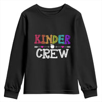 Kinder Crew Funny Kindergarten Youth Sweatshirt Teacher and Student Back to School
