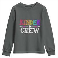 Kinder Crew Funny Kindergarten Youth Sweatshirt Teacher and Student Back to School