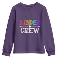 Kinder Crew Funny Kindergarten Youth Sweatshirt Teacher and Student Back to School