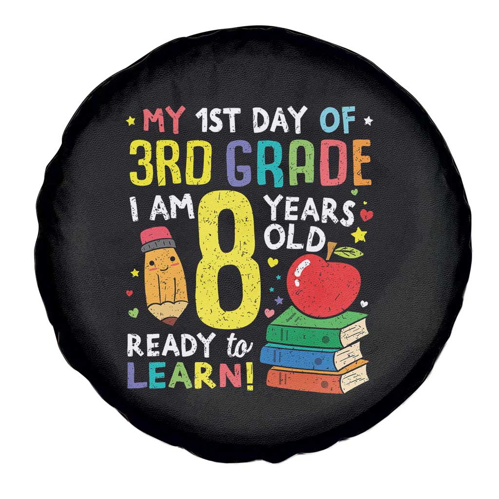 Hello 3rd Grade Spare Tire Cover Boys and Girls First Day Back to School Gift