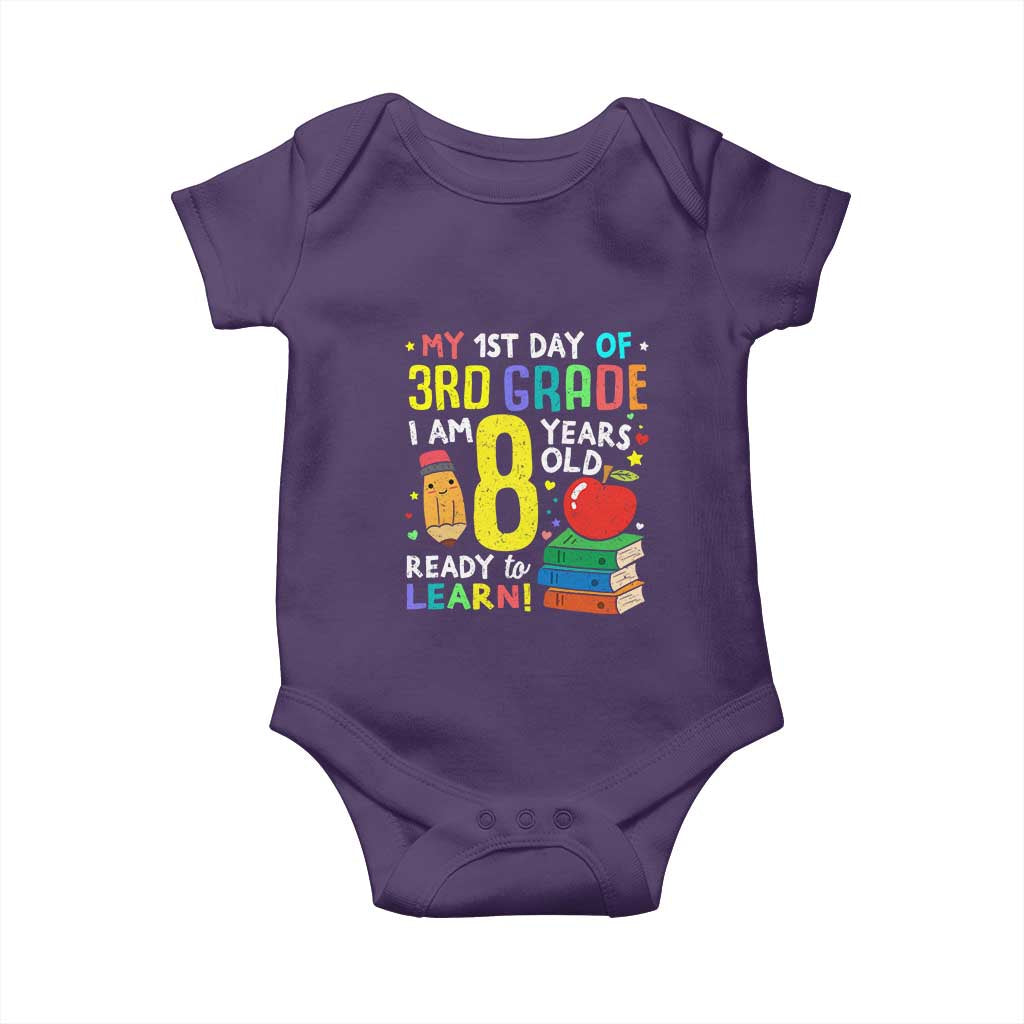 Hello 3rd Grade Baby Onesie Boys and Girls First Day Back to School Gift