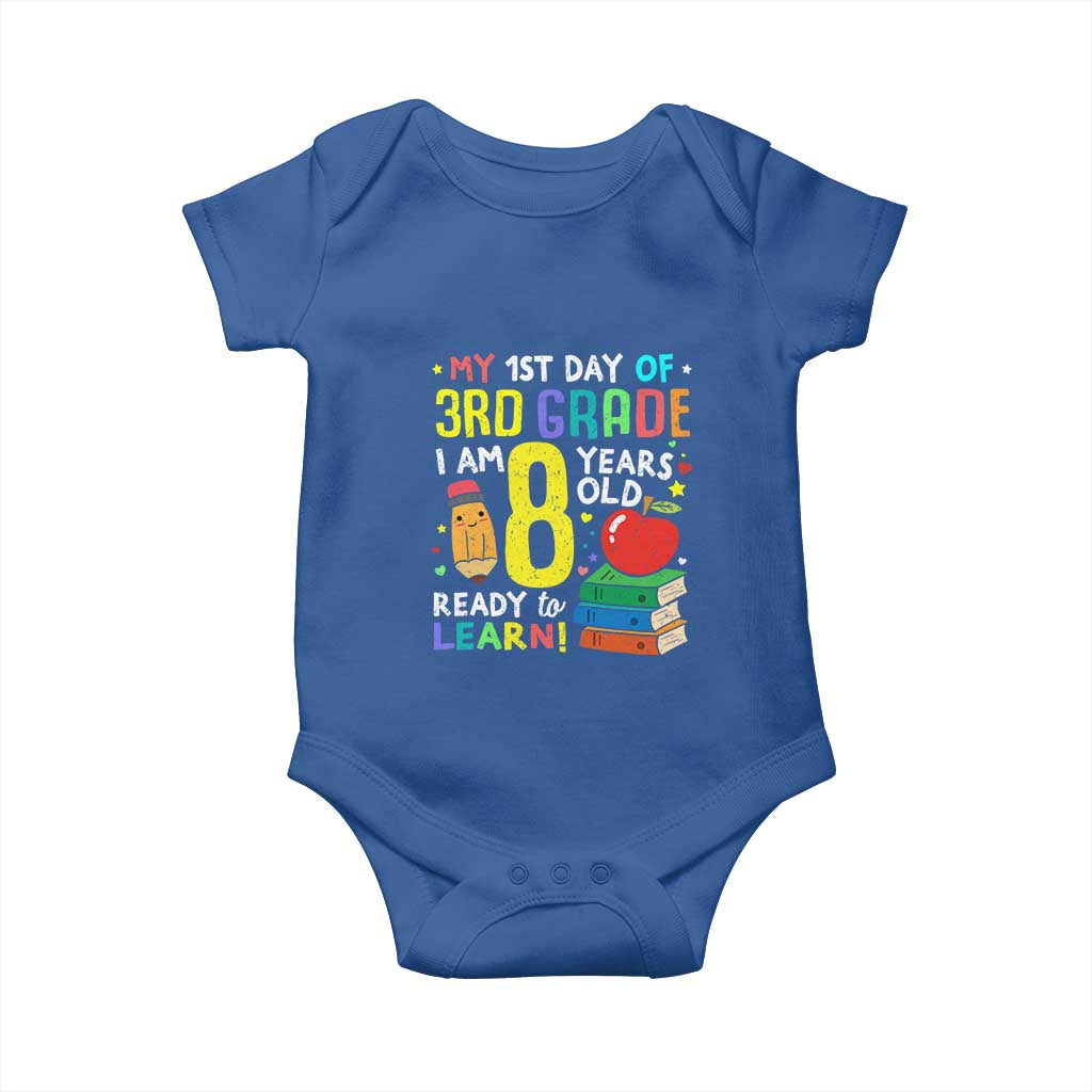 Hello 3rd Grade Baby Onesie Boys and Girls First Day Back to School Gift