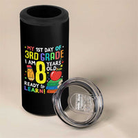 Hello 3rd Grade 4 in 1 Can Cooler Tumbler Boys and Girls First Day Back to School Gift