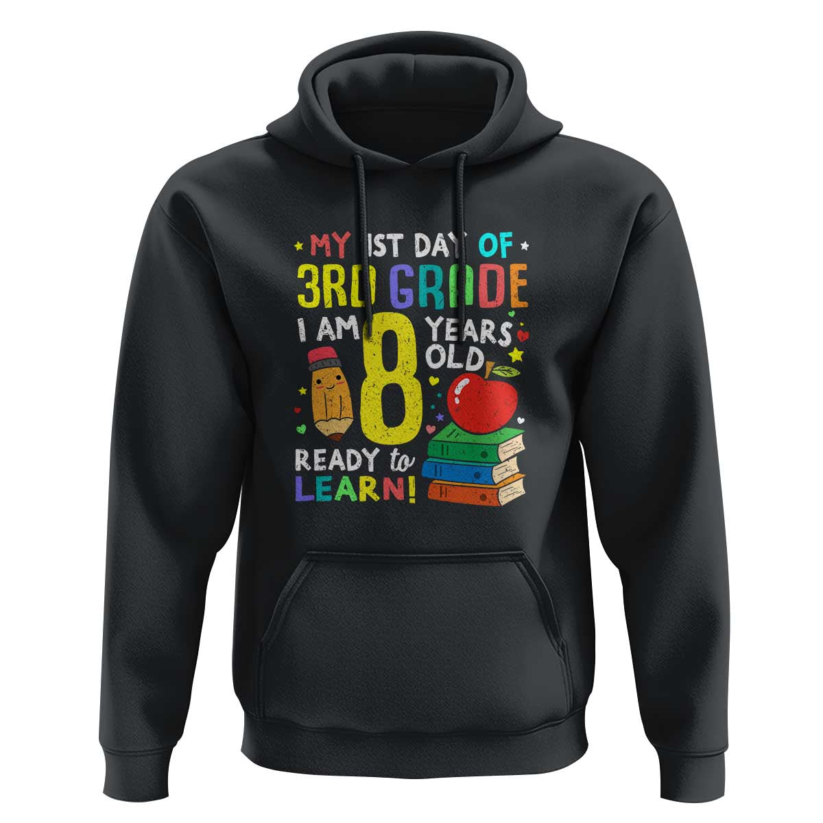 3rd Grade Back to School Hoodie Boys and Girls First Day Gift - Wonder Print Shop