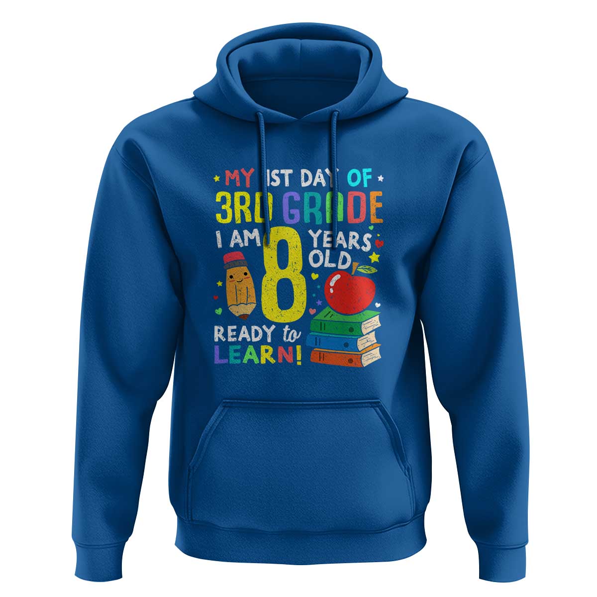 3rd Grade Back to School Hoodie Boys and Girls First Day Gift - Wonder Print Shop