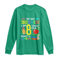 Hello 3rd Grade Long Sleeve Shirt Boys and Girls First Day Back to School Gift