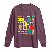 Hello 3rd Grade Long Sleeve Shirt Boys and Girls First Day Back to School Gift