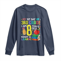 Hello 3rd Grade Long Sleeve Shirt Boys and Girls First Day Back to School Gift