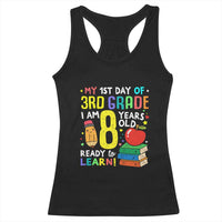 Hello 3rd Grade Racerback Tank Top Boys and Girls First Day Back to School Gift