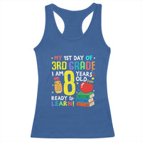 Hello 3rd Grade Racerback Tank Top Boys and Girls First Day Back to School Gift