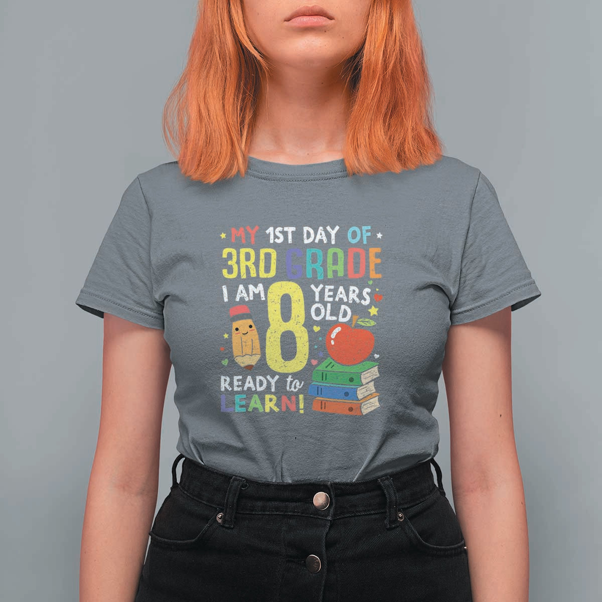 3rd Grade Back to School T Shirt For Women Boys and Girls First Day Gift