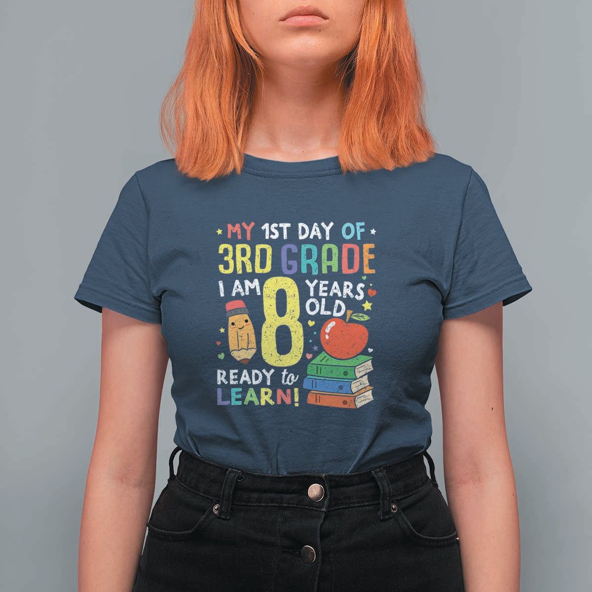 3rd Grade Back to School T Shirt For Women Boys and Girls First Day Gift