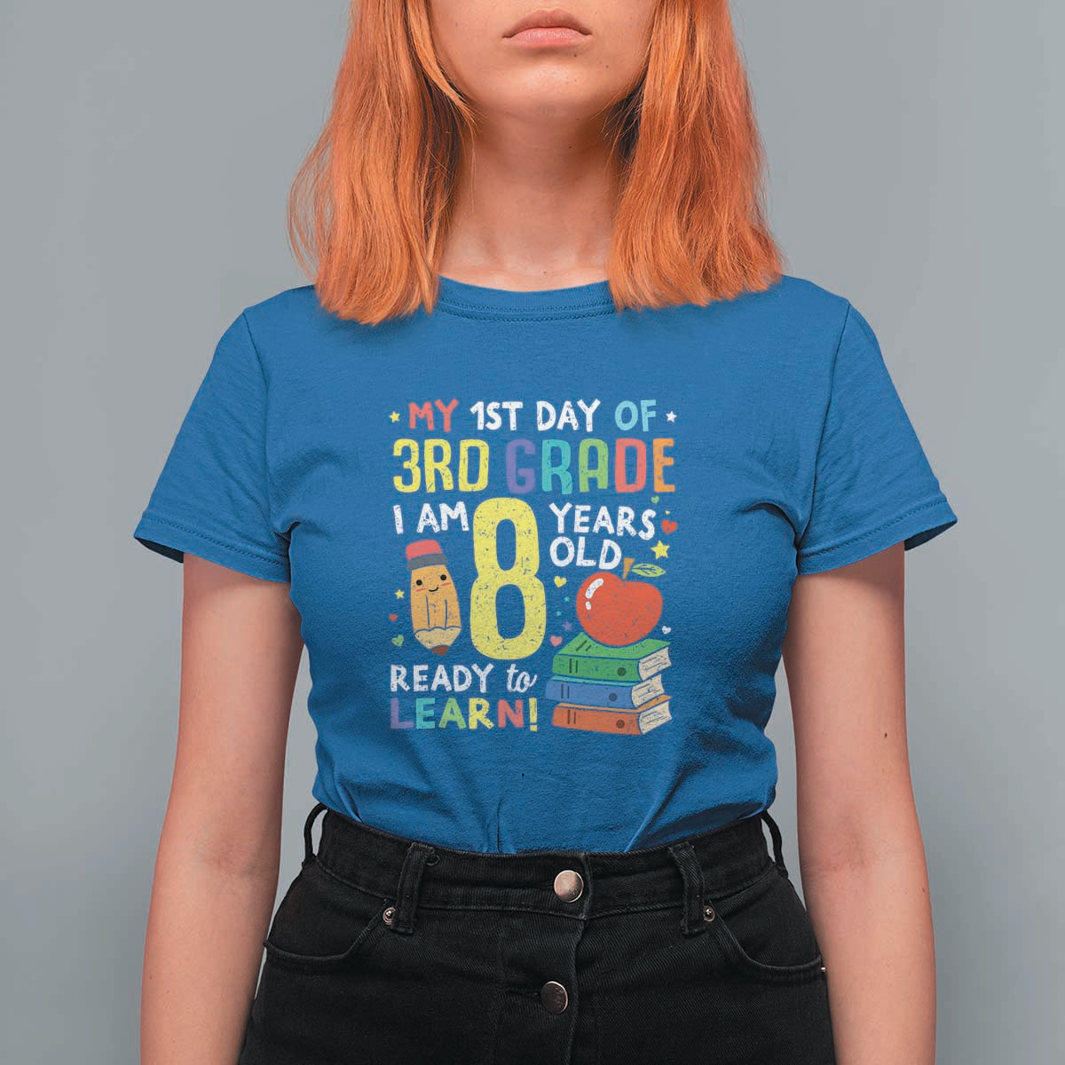 3rd Grade Back to School T Shirt For Women Boys and Girls First Day Gift