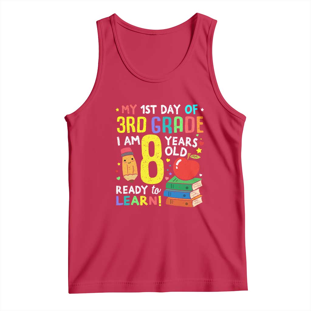 Hello 3rd Grade Tank Top Boys and Girls First Day Back to School Gift