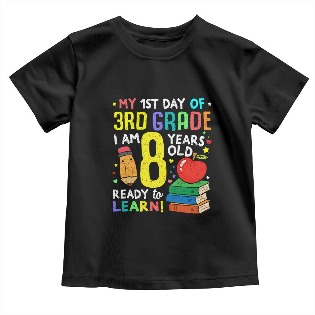 Hello 3rd Grade Toddler T Shirt Boys and Girls First Day Back to School Gift