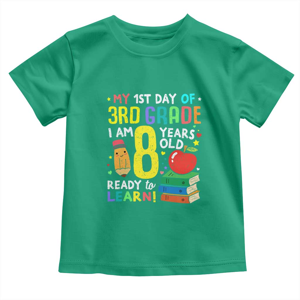 Hello 3rd Grade Toddler T Shirt Boys and Girls First Day Back to School Gift