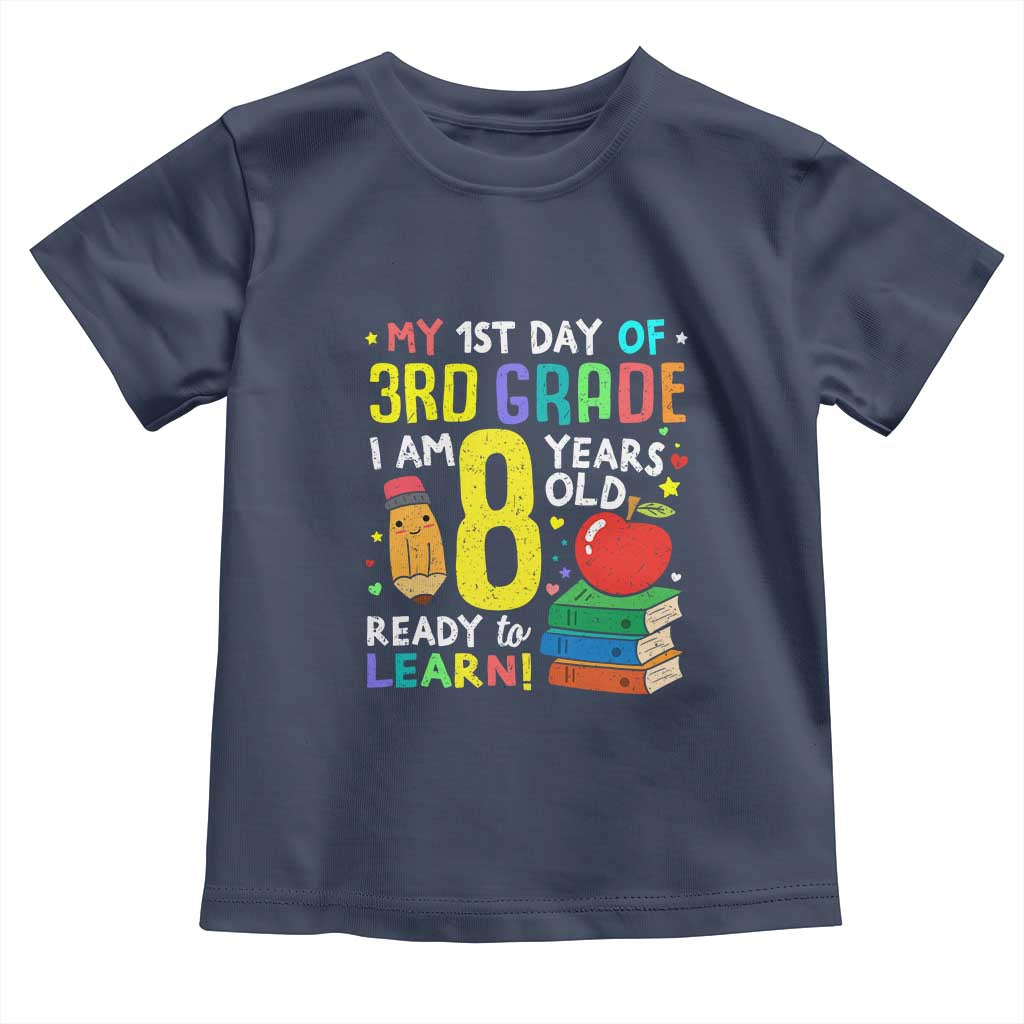 Hello 3rd Grade Toddler T Shirt Boys and Girls First Day Back to School Gift