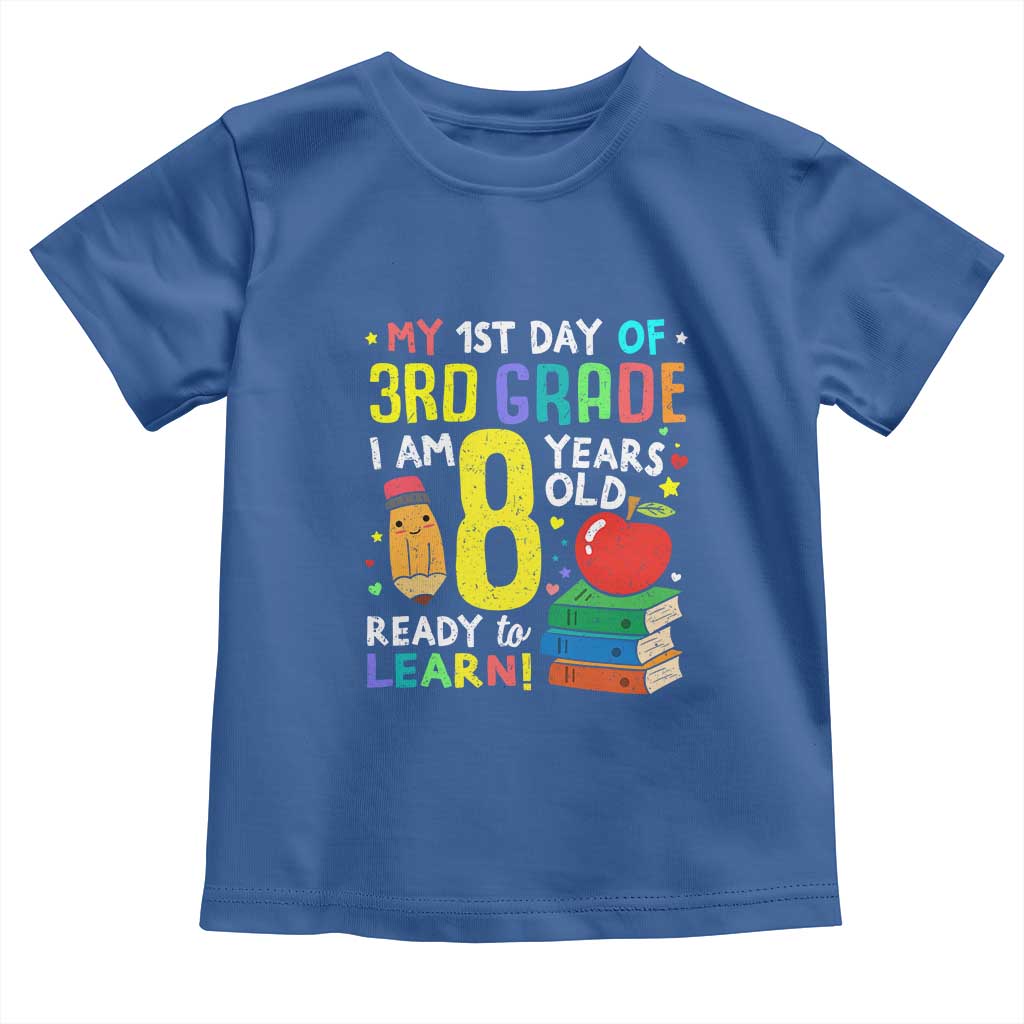 Hello 3rd Grade Toddler T Shirt Boys and Girls First Day Back to School Gift