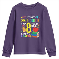 Hello 3rd Grade Youth Sweatshirt Boys and Girls First Day Back to School Gift