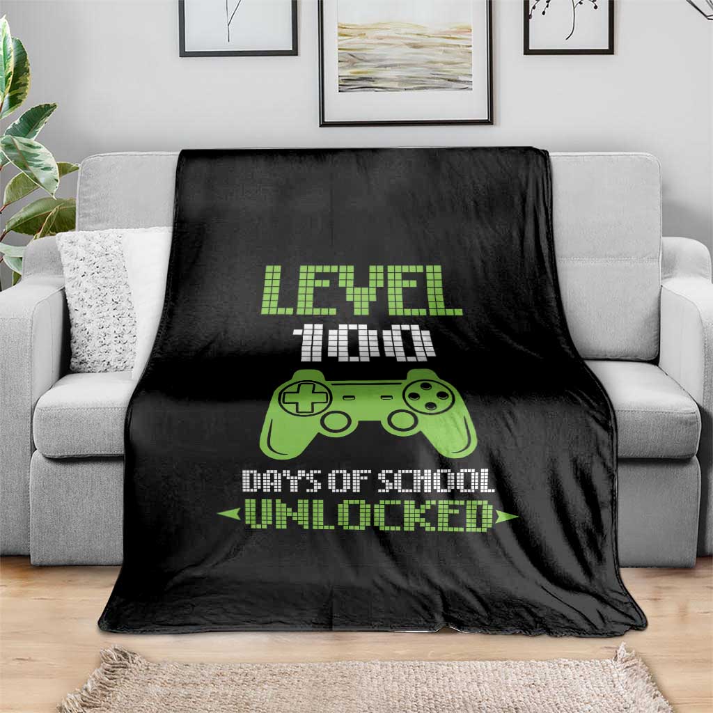 100 Days of School Smarter Throw Blanket Cool 100th Day Celebration Gift