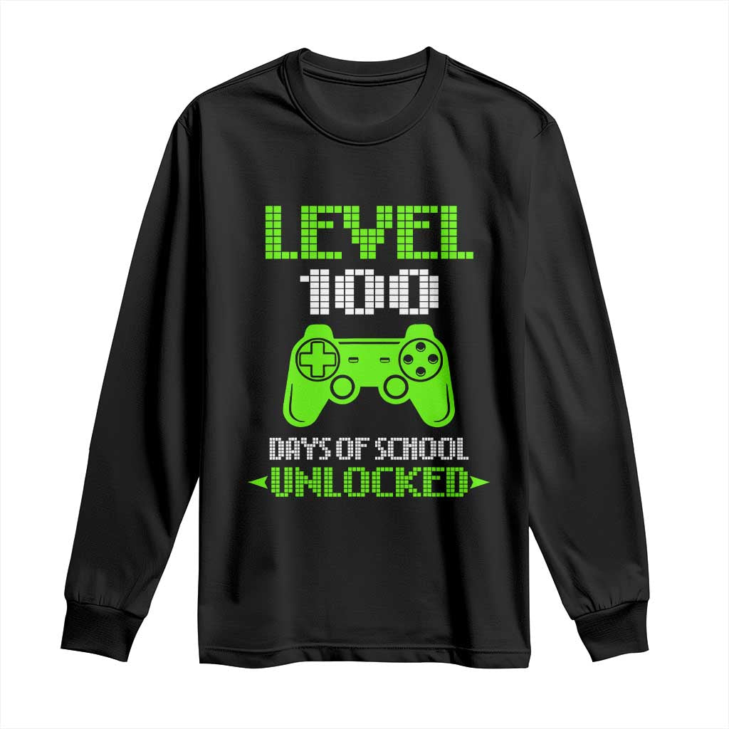 100 Days of School Smarter Long Sleeve Shirt Cool 100th Day Celebration Gift